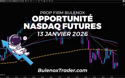 Lecture du Nasdaq (NQ) en mode Bulenox Scalper | 13 janvier 2026