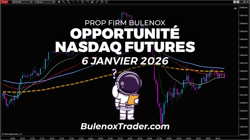 Scalping du Nasdaq via la Prop firm Bulenox | 6 janvier 2026