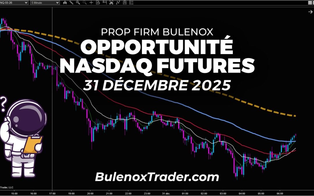 Trading du Nasdaq Futures en mode Bulenox Scalper – 31 décembre 2025