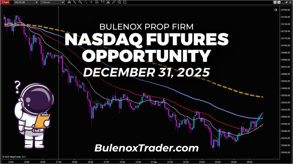 Trading Nasdaq Futures in Bulenox Scalper Mode – December 31, 2025