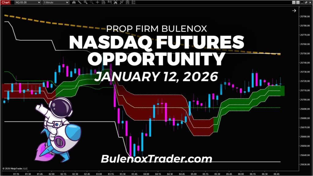 Scalping NQ Futures with the Bulenox Prop Firm | January 12, 2026